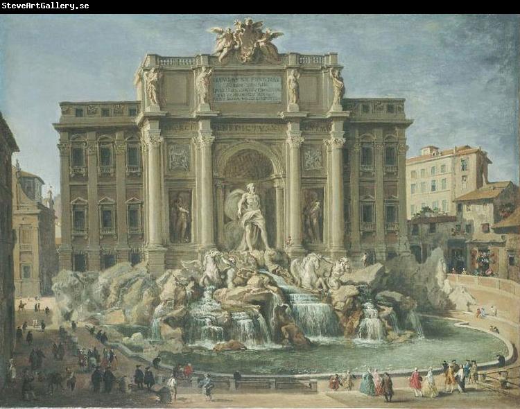 Giovanni Paolo Pannini Fountain of Trevi, Rome